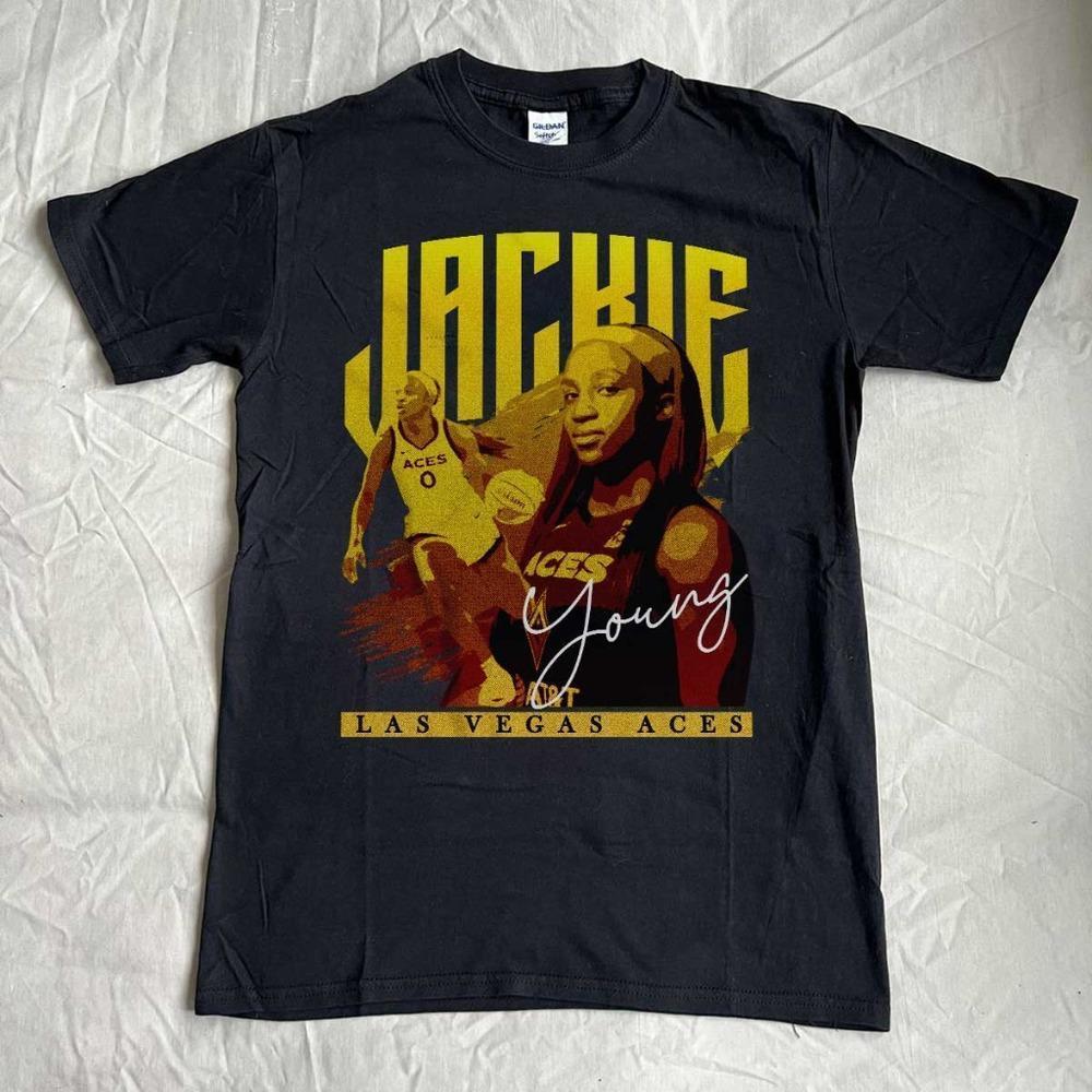 Jackie Young Unisex Black T-Shirt